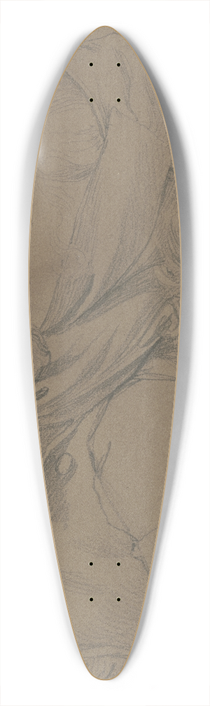 Jakob Becker - Bauernmdchen im Profil nach links 39.3 inch art pintail longboard deck