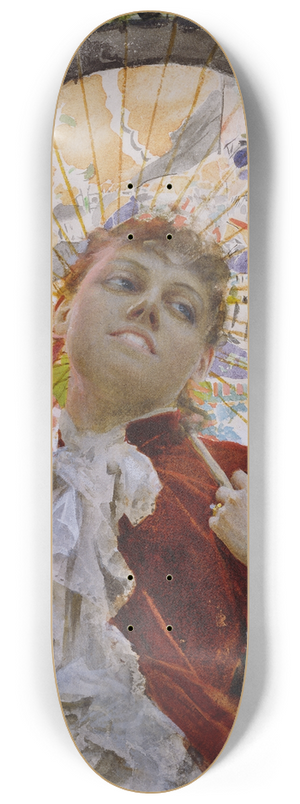 Anders Zorn - Castles in the Air 8.25 inch art skate deck