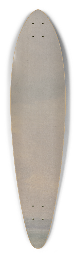 Jakob Becker - Dawn on the fields 39.3 inch art pintail longboard deck