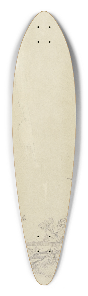 Jakob Becker - Liebenscheid 39.3 inch art pintail longboard deck