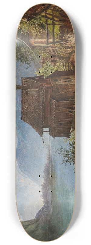 Josef Schwemminger - Partie aus dem Salzkammergut 8.25 inch art skate deck