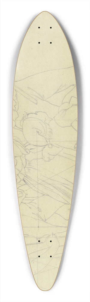 Jakob Becker - Return from the field 39.3 inch art pintail longboard deck