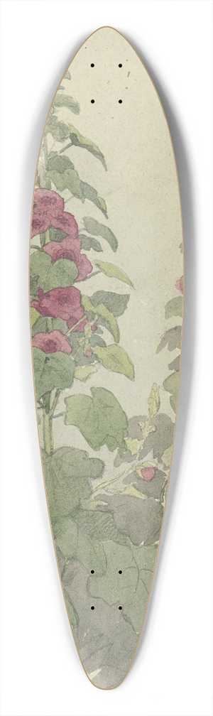 Jakob Becker - Rosellas 39.3 inch art pintail longboard deck
