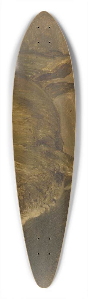 Jakob Becker - Sheep. 39.3 inch art pintail longboard deck