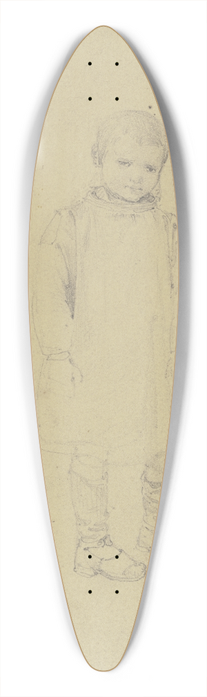 Jakob Becker - Small boy 39.3 inch art pintail longboard deck
