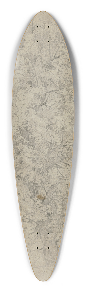 Jakob Becker - Tree 39.3 inch art pintail longboard deck