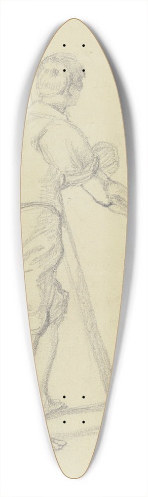 Jakob Becker - Young farmer 39.3 inch art pintail longboard deck