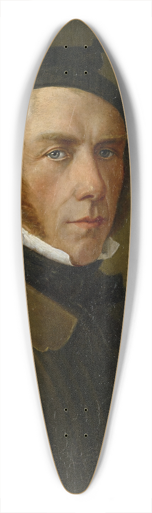 Jakob Christoph Miville - Self-Portrait 39.3 inch art pintail longboard deck
