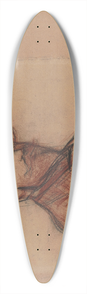 Jakob Smits - Pol de Mont 39.3 inch art pintail longboard deck