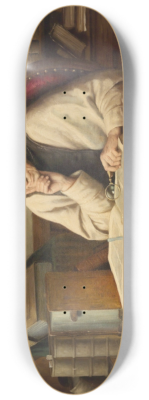 Josef Wagner-Hhenberg - Lesender Mnch 8.25 inch art skate deck