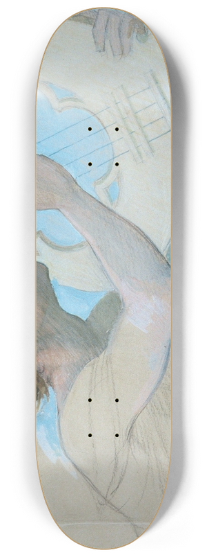 Josef Wawra - Studie zum Bild; Feen 8.25 inch art skate deck