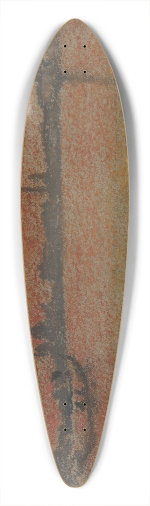 James Abbott McNeill Whistler - Venice; Sunset on Harbour 39.3 inch art pintail longboard deck