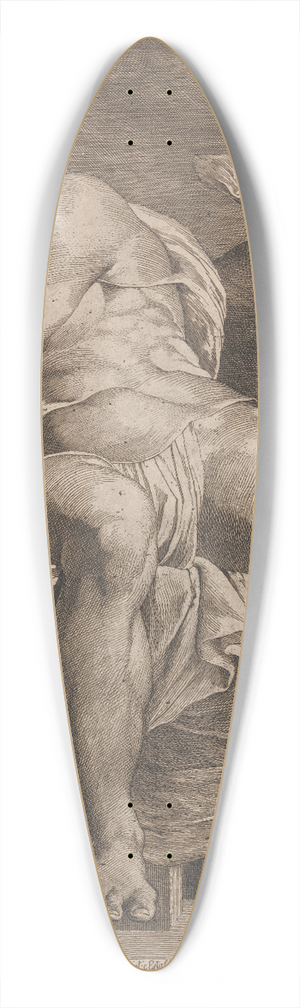 James Barry - Jonah 39.3 inch art pintail longboard deck