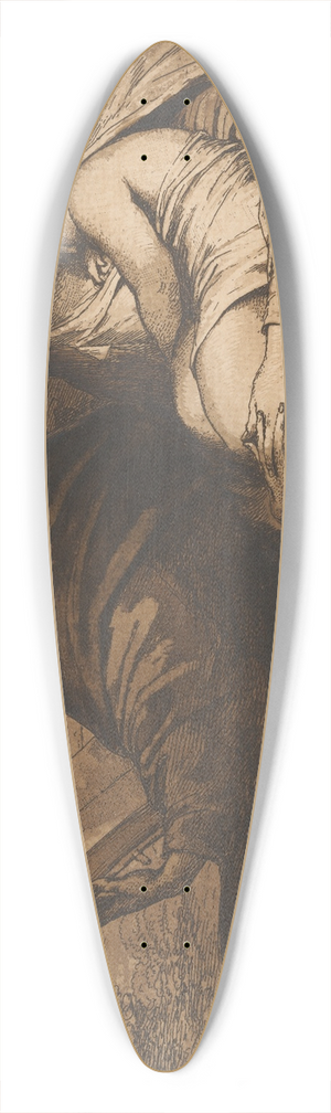 James Barry - Repose in Egypt 39.3 inch art pintail longboard deck