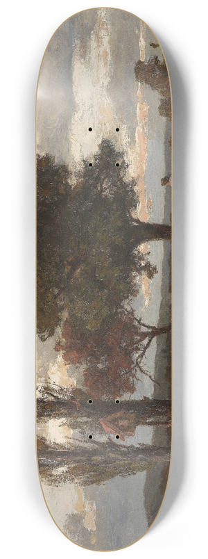Josef Willroider - Landschaft mit abziehendem Gewitter 8.25 inch art skate deck