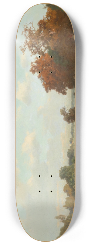 Josef Willroider - Landschaft mit Schafen 8.25 inch art skate deck