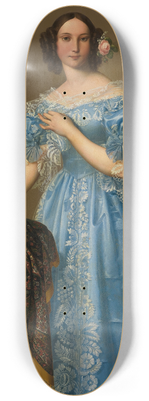 Josef Ziegler - Geschftsschild der Modewarenhandlung Zur Franzsin im Trattnerhof, Wien 1, Goldschmiedgasse 9 8.25 inch art skate deck