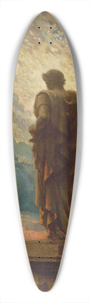 James Carroll Beckwith - L Empereur 39.3 inch art pintail longboard deck