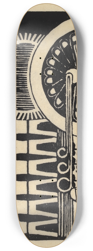 Joseph Alanen - The Creation of the Sampo 8.25 inch art skate deck Joseph Alanen - The Creation of the Sampo 8.25 inch art skate deck