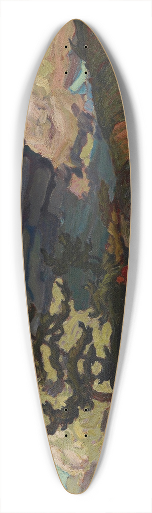 James Edward Hervey MacDonald - The Elements 39.3 inch art pintail longboard deck