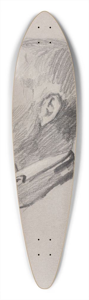 James Edward Kelly - Major General William Starke Rosecrans 39.3 inch art pintail longboard deck