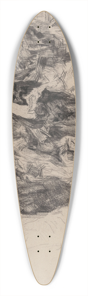 James Ensor - At Dawn 39.3 inch art pintail longboard deck