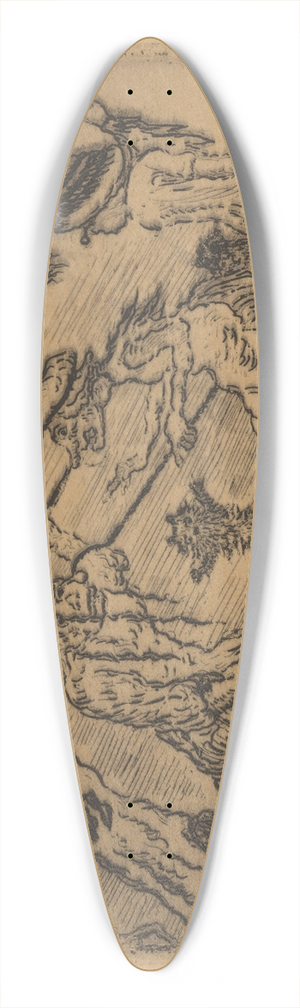 James Ensor - De gramschap 39.3 inch art pintail longboard deck