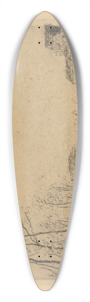 James Ensor - De zoom van het bosje te Oostende 39.3 inch art pintail longboard deck