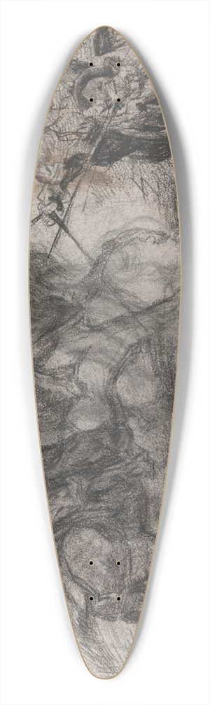 James Ensor - Don Quixote 39.3 inch art pintail longboard deck