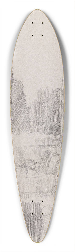 James Ensor - Dressing Table with Washstand and Mirror 39.3 inch art pintail longboard deck