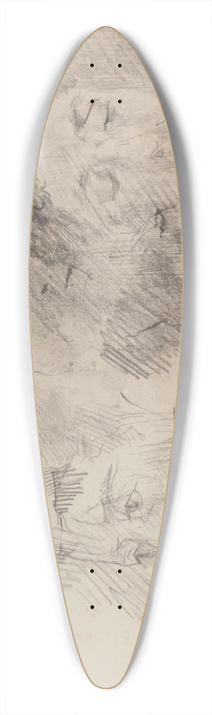 James Ensor - Ensors Mother 39.3 inch art pintail longboard deck