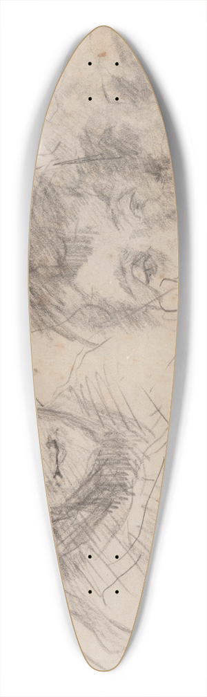 James Ensor - Ensors Mother 39.3 inch art pintail longboard deck
