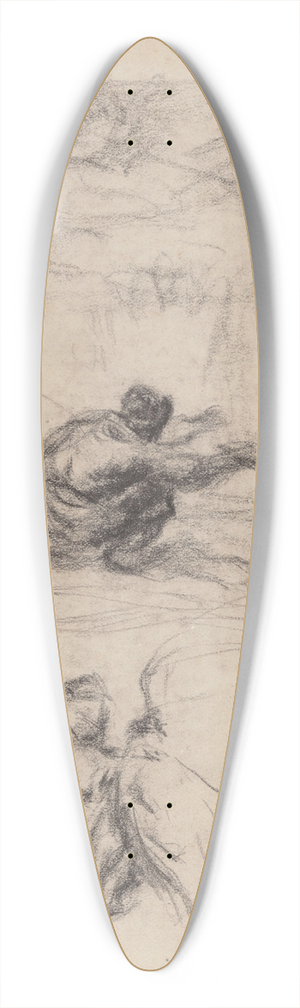James Ensor - First Steps 39.3 inch art pintail longboard deck