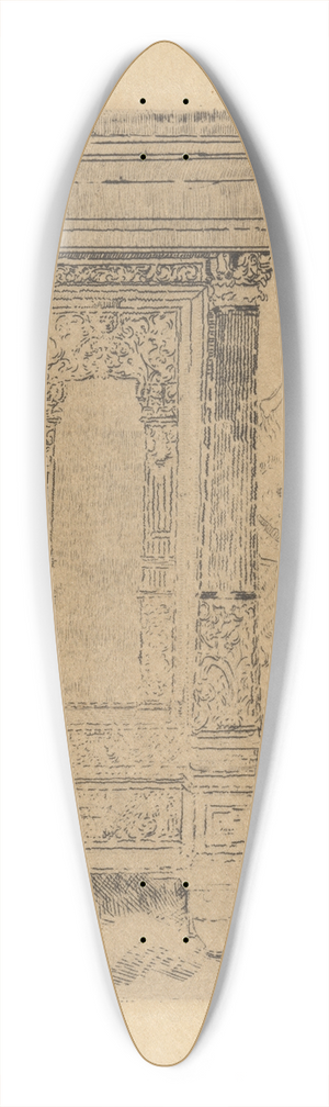 James Ensor - Het betoverd meubel 39.3 inch art pintail longboard deck