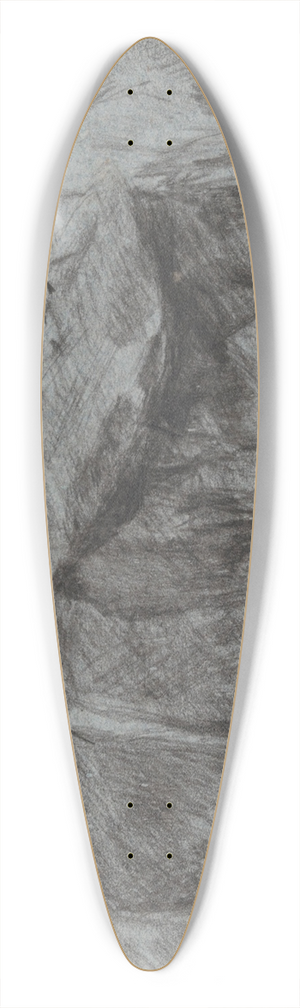 James Ensor - Material Study 39.3 inch art pintail longboard deck