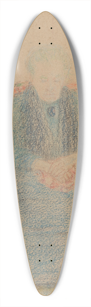 James Ensor - Mijn tante 39.3 inch art pintail longboard deck