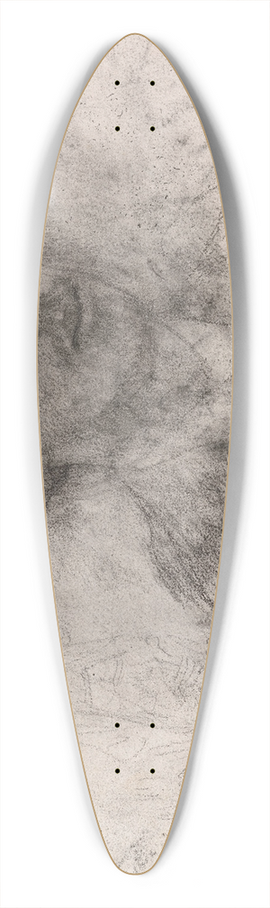 James Ensor - Self Portrait 39.3 inch art pintail longboard deck