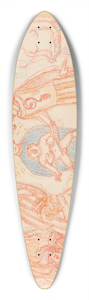 James Ensor - The Circumcision 39.3 inch art pintail longboard deck