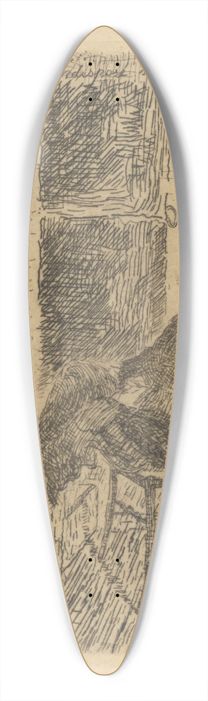 James Ensor - Zieke luizenbos bij de kachel 39.3 inch art pintail longboard deck