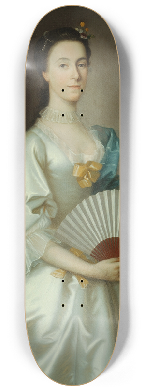 Joseph Blackburn - Abigail Chesebrough (Mrs. Alexander Grant) 8.25 inch art skate deck