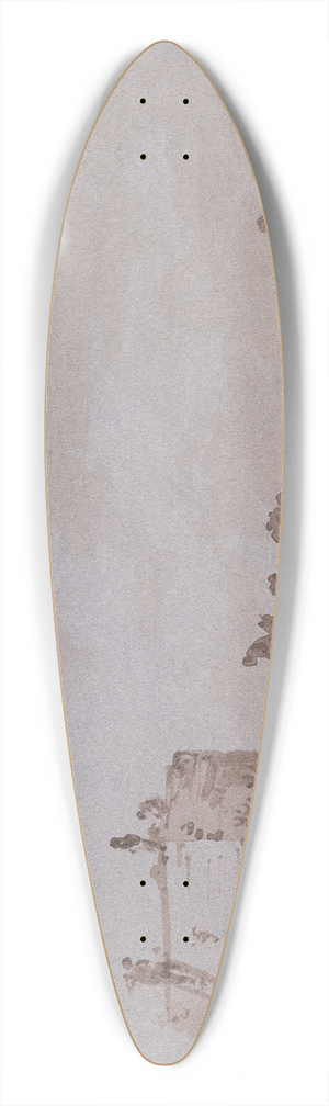 James Pattison Cockburn - Constructing a Fort 39.3 inch art pintail longboard deck