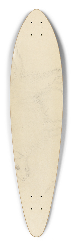 James Sowerby - A Dog 2 39.3 inch art pintail longboard deck