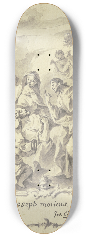 Joseph Christ - Der Tod des Heiligen Joseph 8.25 inch art skate deck Joseph Christ - Der Tod des Heiligen Joseph 8.25 inch art skate deck