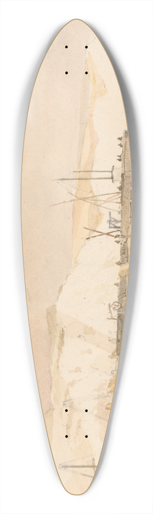 James Stark - Dover 39.3 inch art pintail longboard deck