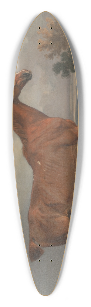 James Ward - Hunter in a landscape 39.3 inch art pintail longboard deck