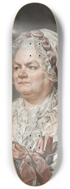 Joseph Ducreux - Portrait of the artists mother 8.25 inch art skate deck