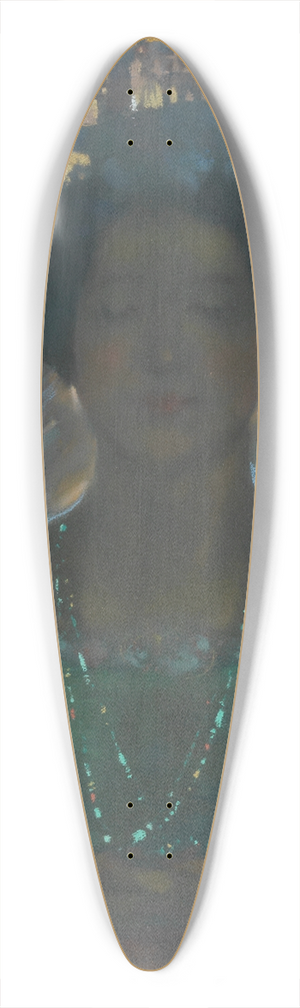 James Watterston Herald - The Bride 39.3 inch art pintail longboard deck