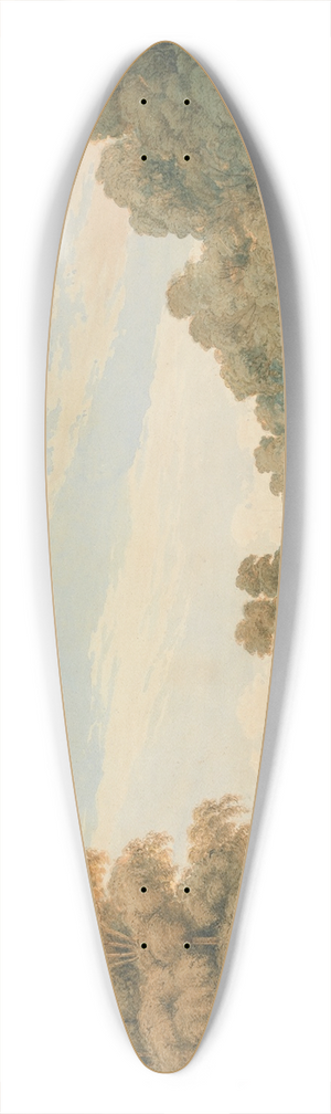 James Wilcox - Buckingham Palace from St. Jamess Park 39.3 inch art pintail longboard deck
