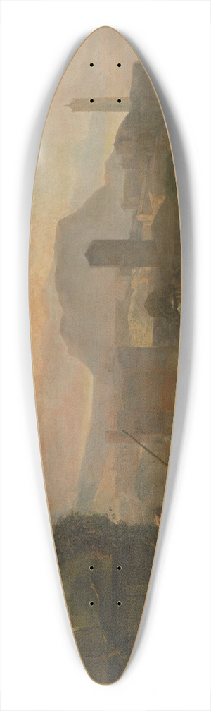 Jan Baptist Weenix - Roman Landscape with Shepherds 39.3 inch art pintail longboard deck