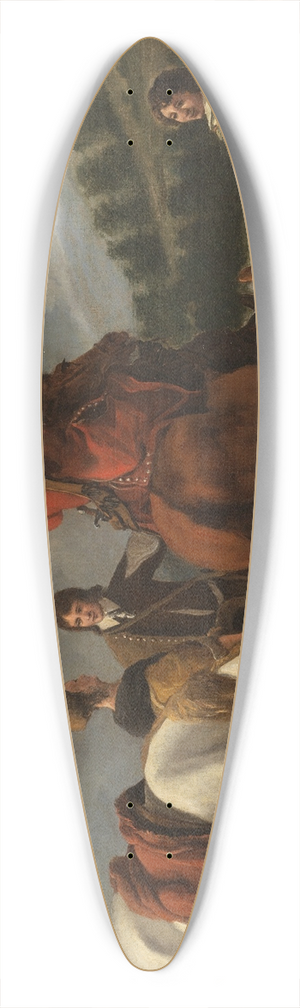 Jan Baptist Wolfaerts - Jagershalte 39.3 inch art pintail longboard deck